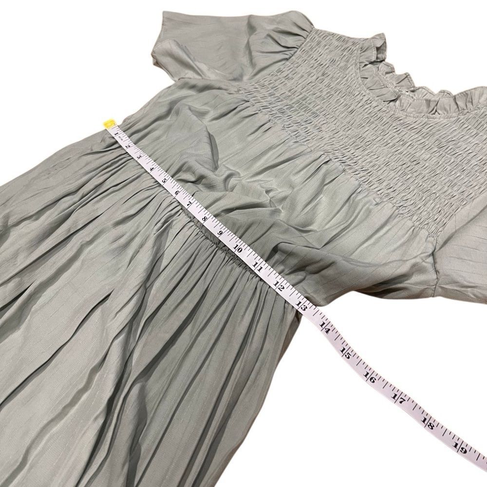 Polagram Sage Tiered Dress Maxi Size Small - Picture 11 of 15